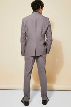 Single Breasted Patch Pocket Slim Suit Jacket | BoohooMAN UK