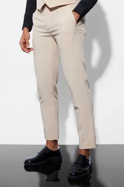 Skinny Crop Suit Trousers | BoohooMAN UK