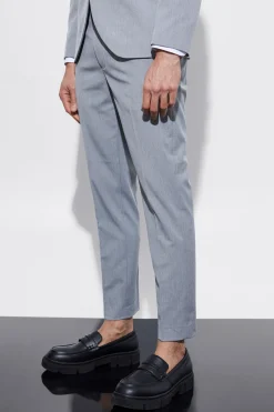 Skinny Cropped Suit Trousers | BoohooMAN UK