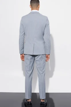 Skinny Cropped Suit Trousers | BoohooMAN UK