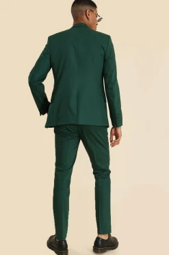 Skinny Double Breasted Suit Jacket | BoohooMAN UK
