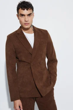Skinny Fit Cord Suit | BoohooMAN UK