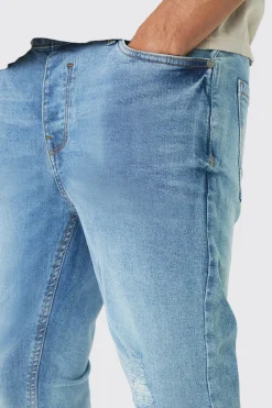 Skinny Fit Distressed Ripped Jeans | BoohooMAN UK