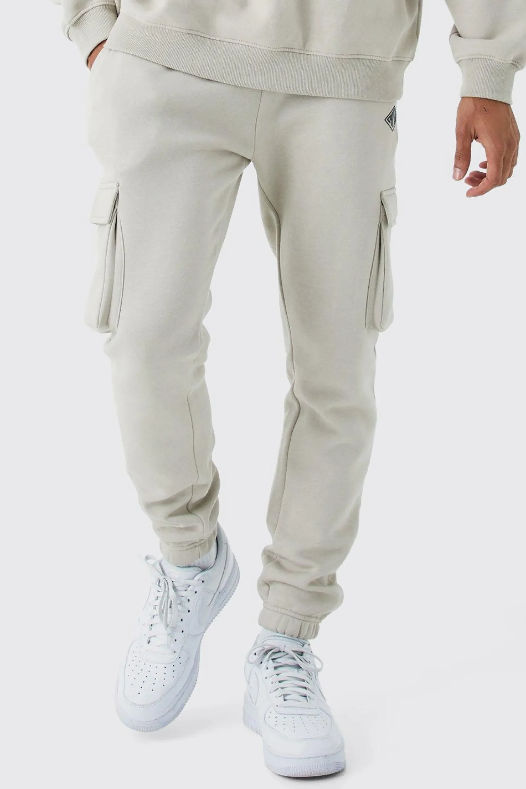 Skinny Fit Man Cargo Jogger | BoohooMAN UK