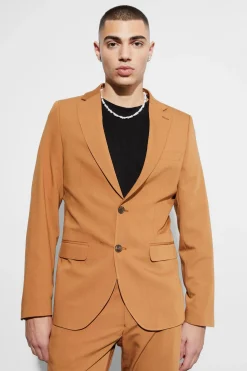 Skinny Fit Single Breasted Suit | BoohooMAN UK