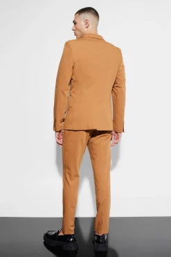 Skinny Fit Single Breasted Suit | BoohooMAN UK