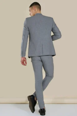 Skinny Grey Single Breasted Jacket | BoohooMAN UK
