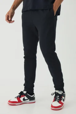Skinny Pique Jogger | BoohooMAN UK