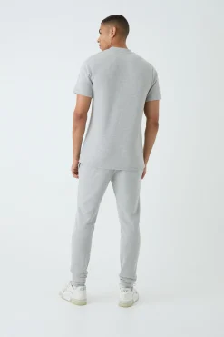 Skinny Pique Jogger | BoohooMAN UK