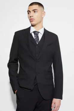 Skinny Single Breasted Suit Jacket | BoohooMAN UK