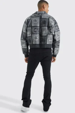 Skinny Stacked Distressed Ripped Jeans | BoohooMAN UK