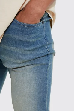 Skinny Stacked Extreme Washed Jeans | BoohooMAN UK