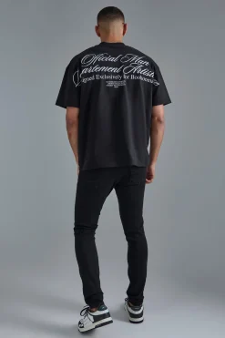 Skinny Stretch All Over Rip Jeans | BoohooMAN UK