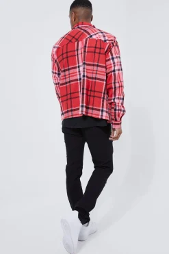 Skinny Stretch All Over Rip Jeans | BoohooMAN UK