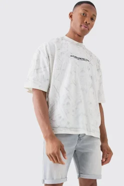 Skinny Stretch Denim Shorts In Light Grey | BoohooMAN UK