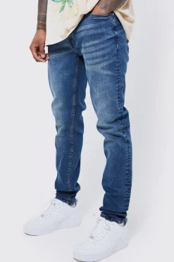 Skinny Stretch Stacked Jeans | BoohooMAN UK