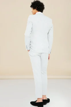 Skinny Textured Suit | BoohooMAN UK