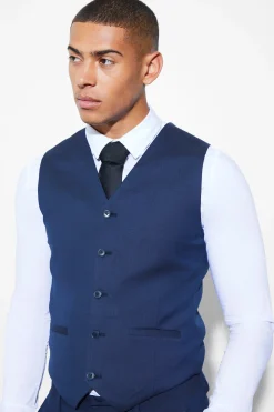Skinny Waistcoat | BoohooMAN UK
