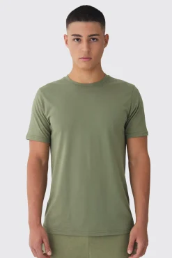 Slim Basic Crew Neck T-shirt | BoohooMAN UK
