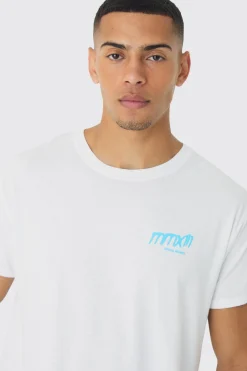 Slim Branded Printed T-Shirt | BoohooMAN UK