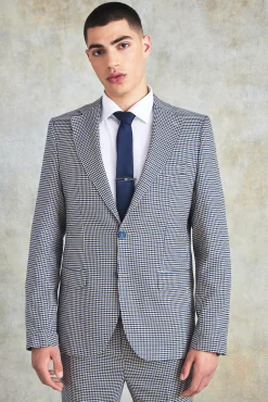 Slim Check Suit | BoohooMAN UK