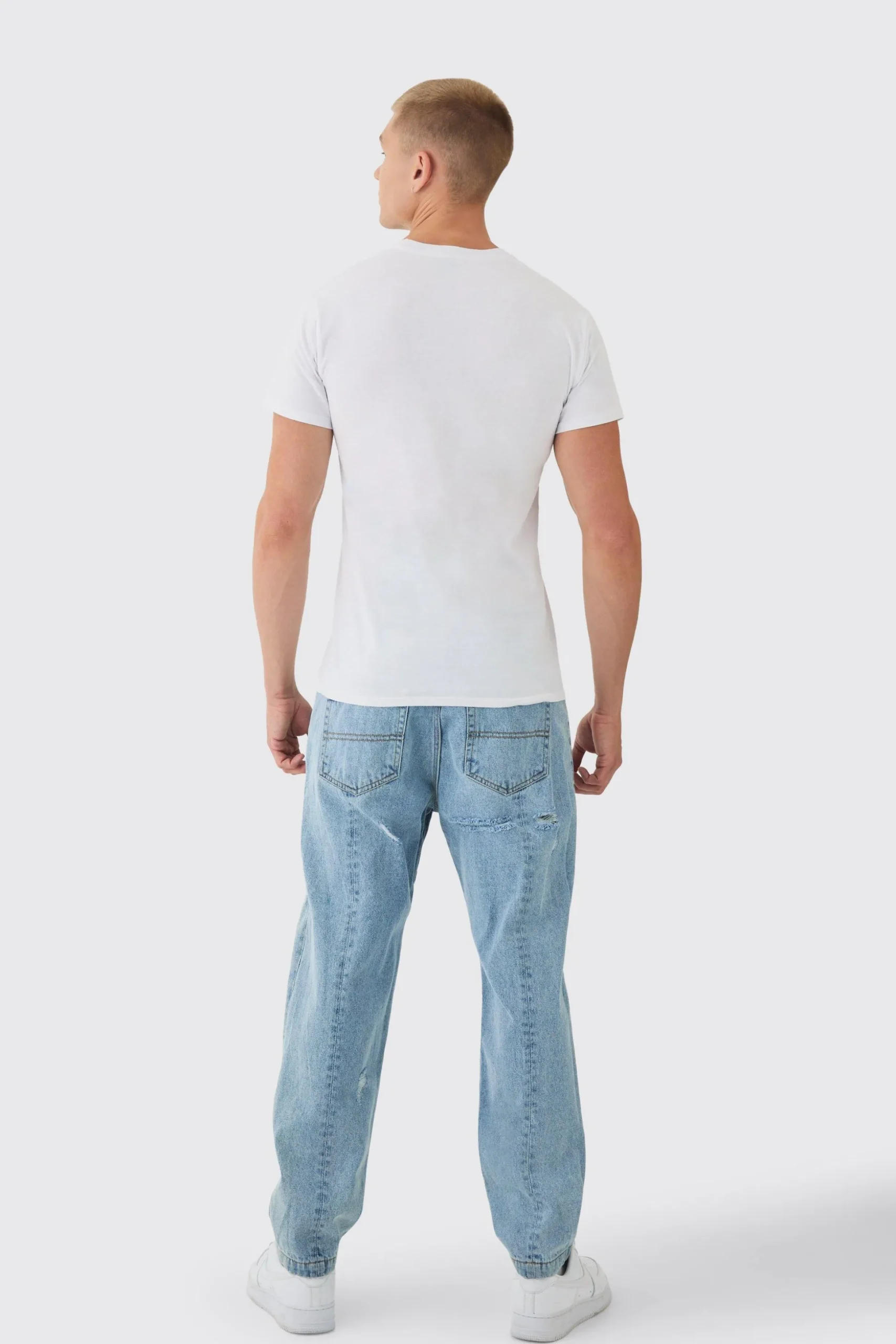 Slim Club D'Elite Print T-Shirt | BoohooMAN UK