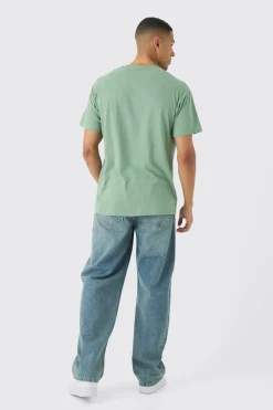 Slim Club D'Elite Print T-Shirt | BoohooMAN UK