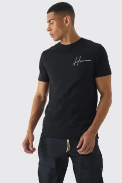 Slim Dove Back Print T-Shirt | BoohooMAN UK