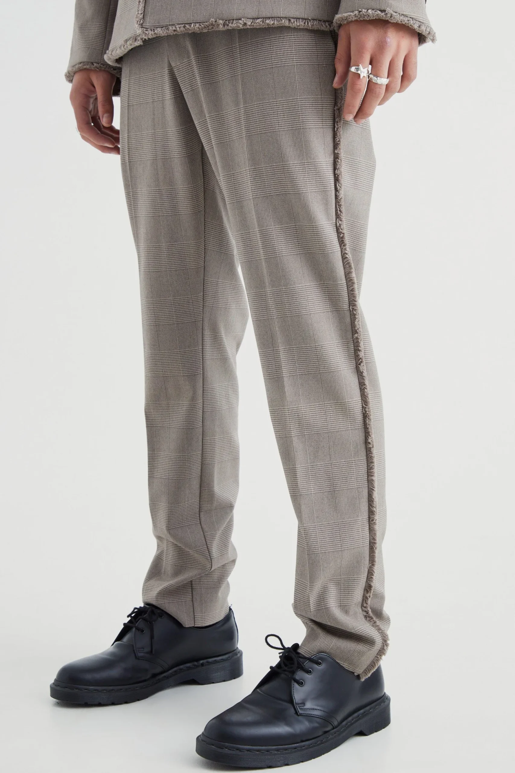 Slim Fit Distressed Suit | BoohooMAN UK