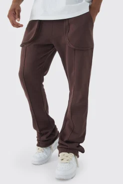 Slim Fit Flared Stacked 3D Pocket Jogger | BoohooMAN UK