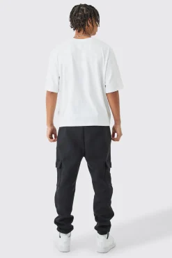 Slim Fit Man Cargo Jogger | BoohooMAN UK