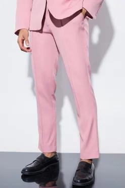 Slim Fit Pink Suit | BoohooMAN UK