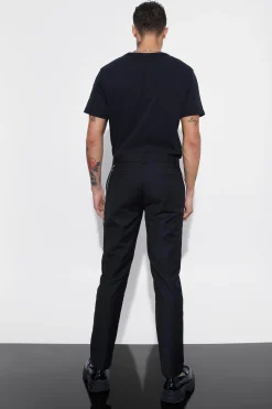 Slim Fit Side Panel Suit Trouser | BoohooMAN UK