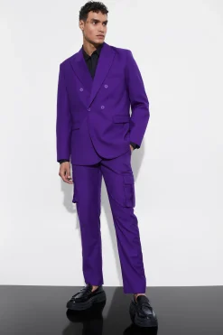 Slim Fit Tailored Cargo Trouser | BoohooMAN UK