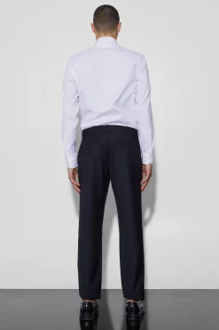 Slim Fit Tuxedo Suit Trousers | BoohooMAN UK