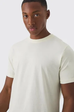 Slim Fit Washed Rose Line Drawing Back Print T-shirt | BoohooMAN UK