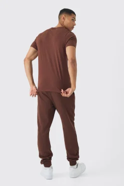 Slim Gothic Cross Print T-Shirt | BoohooMAN UK