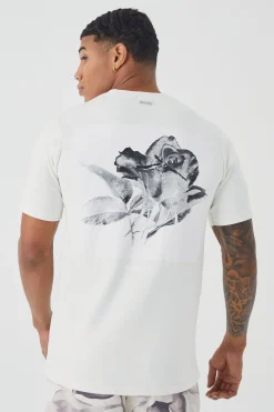 Slim Heavyweight Interlock Homme Graphic T-shirt | BoohooMAN UK