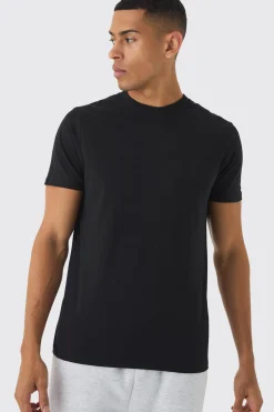 Slim Homme Floral Back Print T-Shirt | BoohooMAN UK