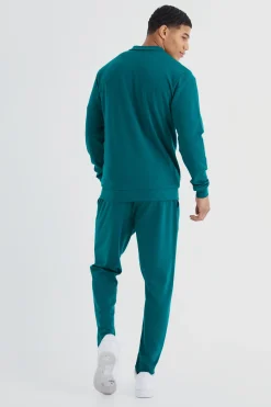 Slim Interlock Bomber Jacket | BoohooMAN UK