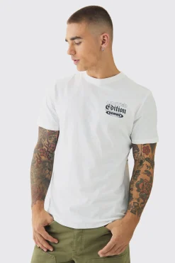 Slim Limited Cherry Print T-Shirt | BoohooMAN UK