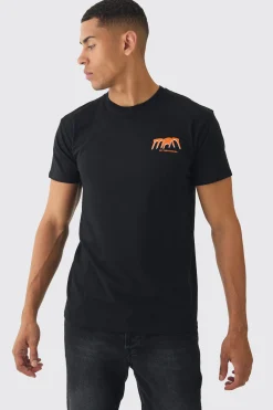 Slim Man Graphic T-Shirt | BoohooMAN UK