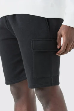 Slim Mid Cargo Jersey Short | BoohooMAN UK