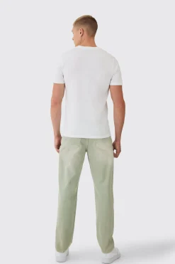 Slim OFCL Chest Embroidery T-Shirt | BoohooMAN UK