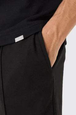 Slim Polo & Short Interlock Set | BoohooMAN UK