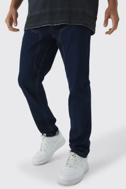 Slim Rigid Carpenter Denim Jeans | BoohooMAN UK