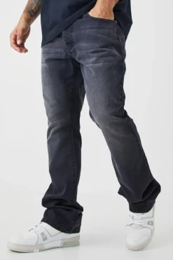 Slim Rigid Flare Jean | BoohooMAN UK