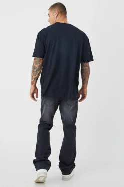 Slim Rigid Flare Jean | BoohooMAN UK