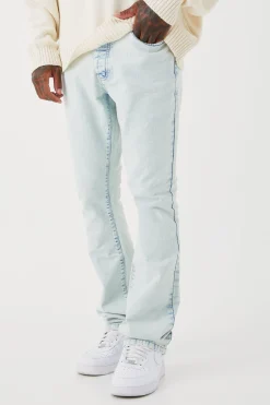 Slim Rigid Flare Jean | BoohooMAN UK