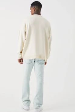 Slim Rigid Flare Jean | BoohooMAN UK